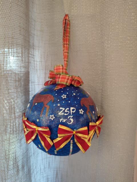 Nasza bombka na miejskiej choince