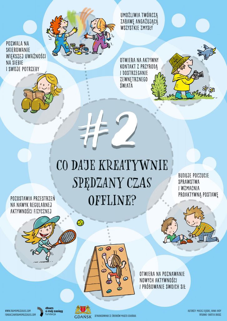 Infografika: Co daje kreatywnie spędzany czas ofline?
