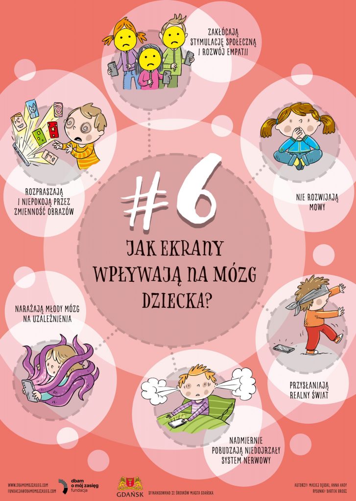 Infografika: Jak ekrany wpływają na mózg dziecka?