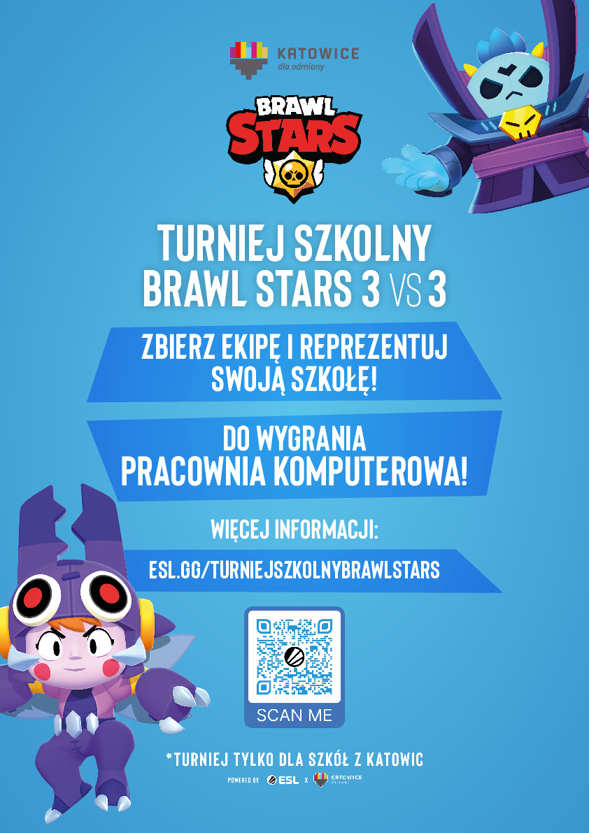 Turniej Brawl Stars dla katowickich szkół