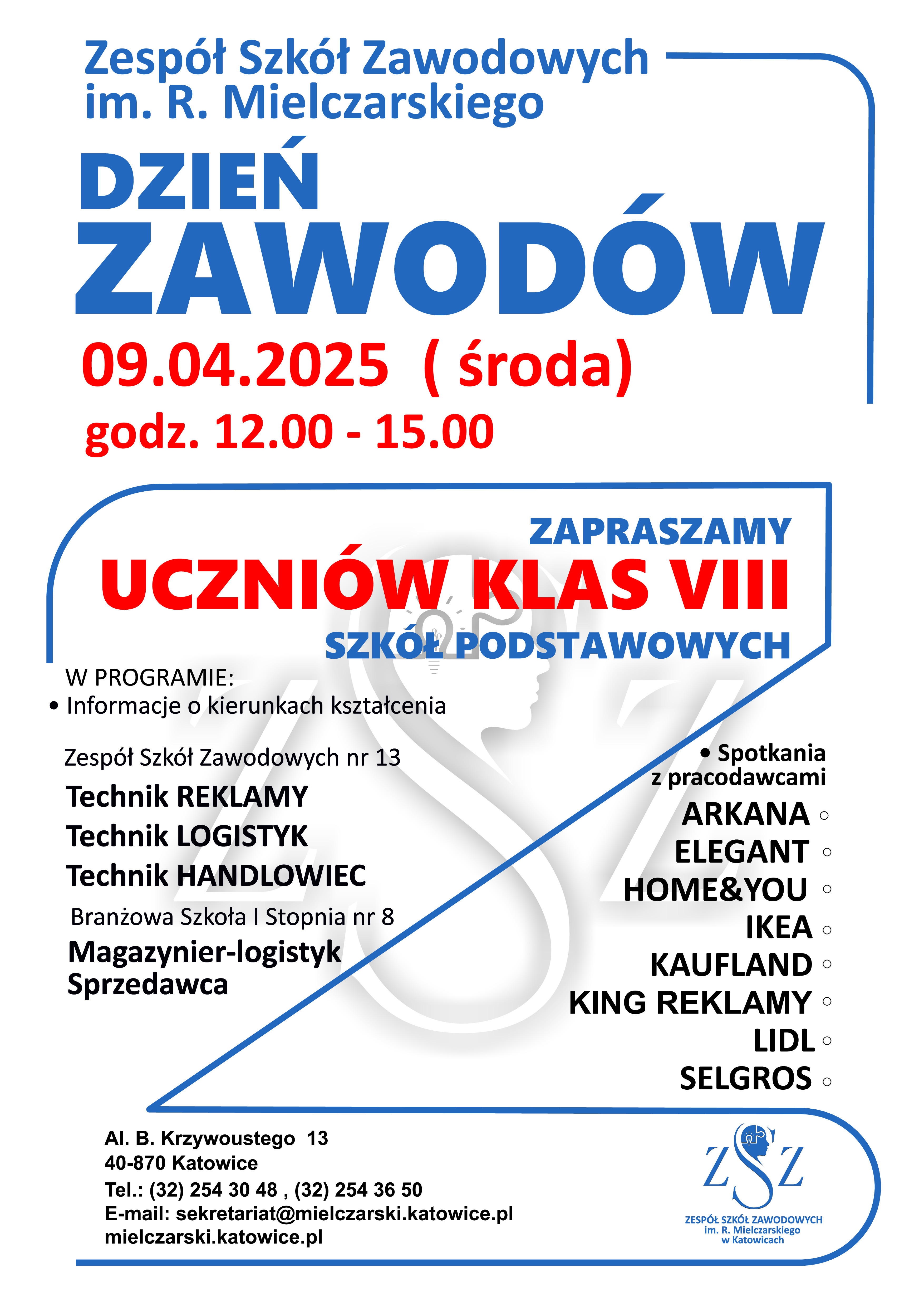 Dzień Zawodów w Zespole Szkół Zawodowych im. R.Mielczarskiego