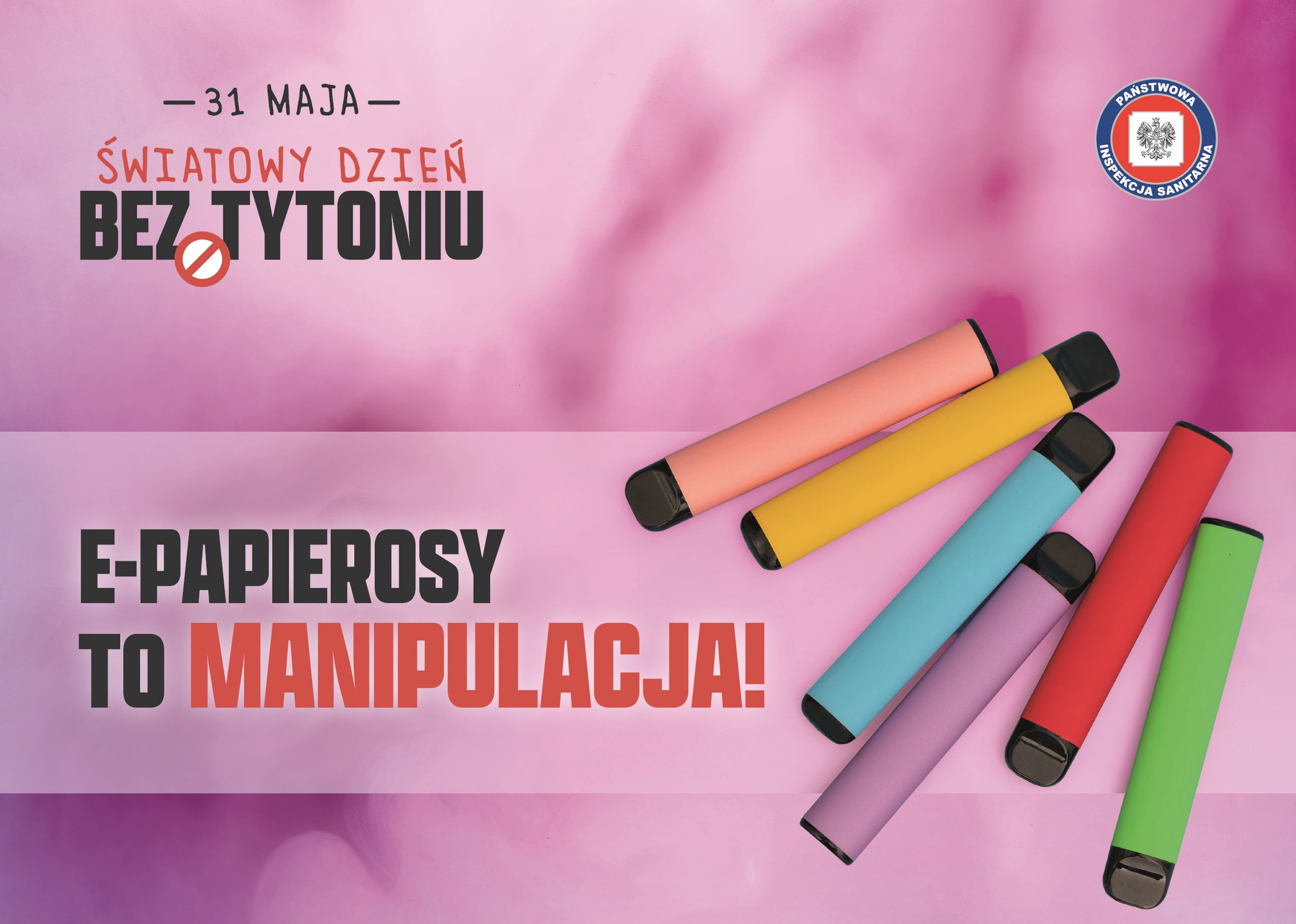 Rodzicu! Uczniu! Zapoznaj się z informacjami Kampanii „E-papierosy to manipulacja”