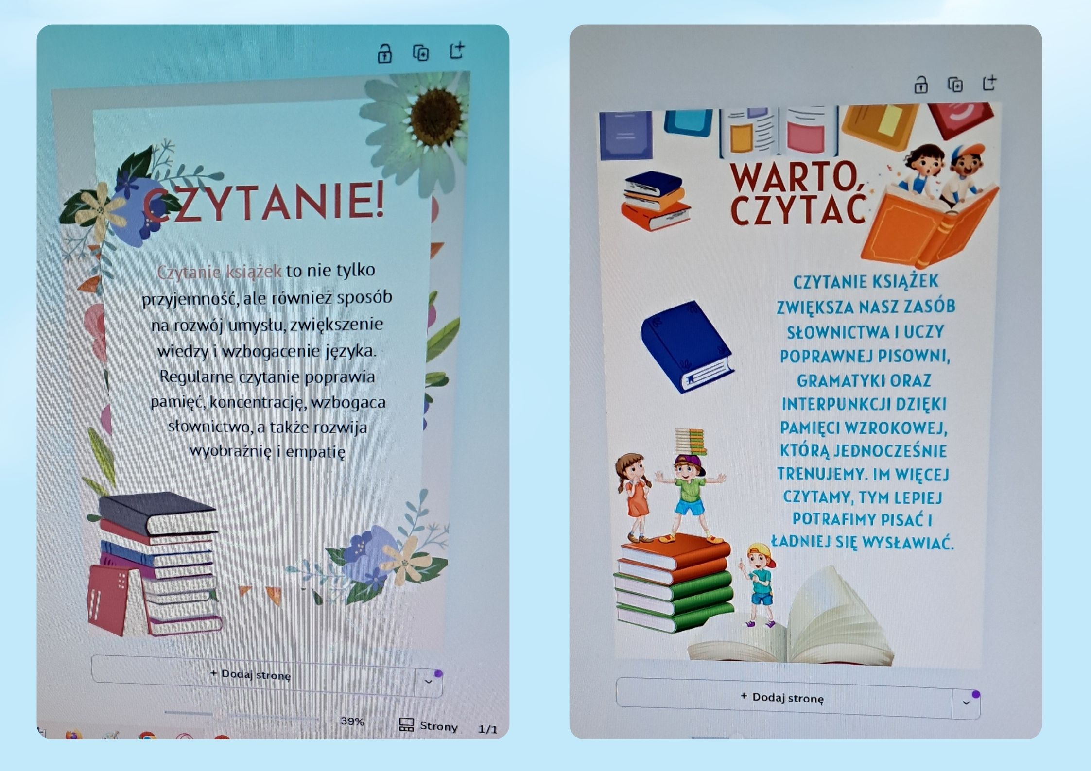 canvastyczny kwiecień projekt